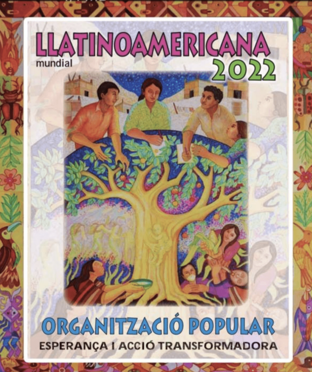 Cartell sobre la Jornada de reflexió de l'agenda llatinoamericana