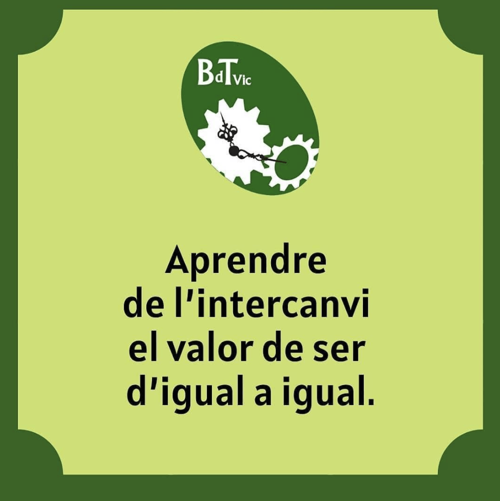 Una proposta no monetarista d’economia col·laborativa: el Banc del Temps de Vic