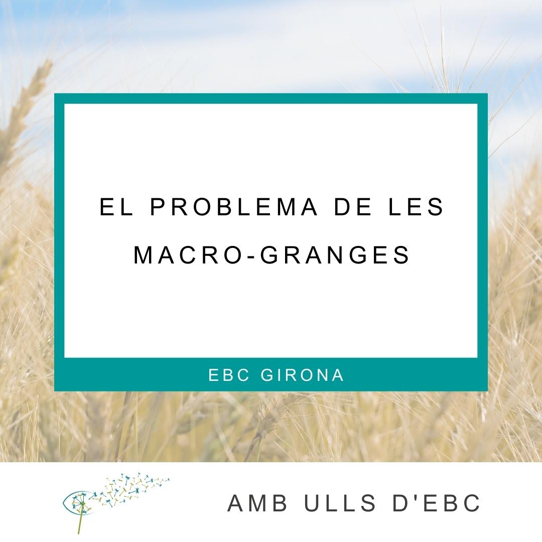 EBC Girona – El problema de les macro-granges